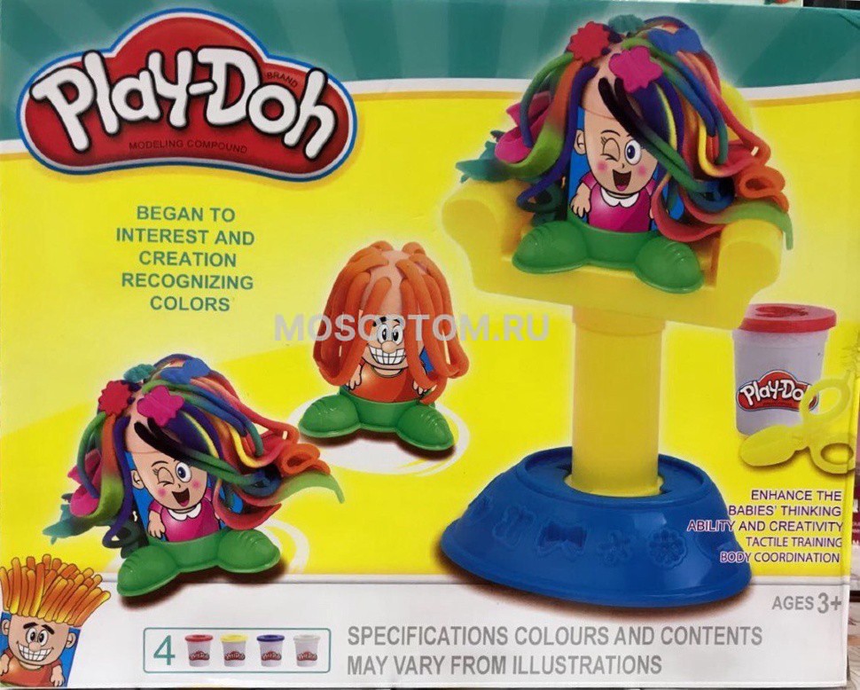 Игровой набор Play Doh "сумасшедшие прически" оптом 